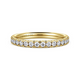 Yellow Gold Pave Diamond Wedding Band