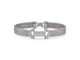 Men's Grey Cable Matte Finish Bracelet