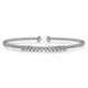 White Gold Bujukan Bead Diamond Bangle