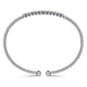 White Gold Bujukan Bead Diamond Bangle