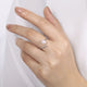 White Gold Cultured Pearl and Diamond Open Wrap Ring