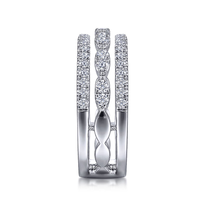 Stacked Diamond Ring