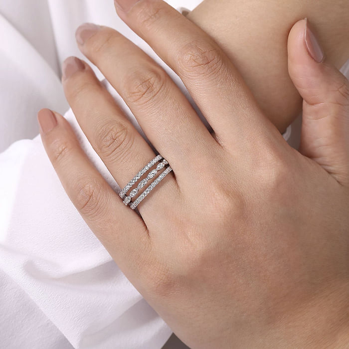 Stacked Diamond Ring