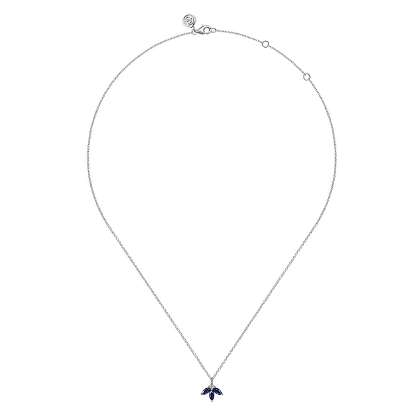 Sapphire & Diamond Necklace