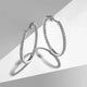 Inside Out Diamond Hoop Earrings