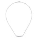 Mixed Diamond Bar Necklace