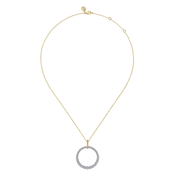 Diamond Bujukan Circle Necklace