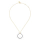 Diamond Bujukan Circle Necklace