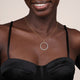 Diamond Bujukan Circle Necklace