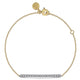 White Sapphire Bar Bracelet
