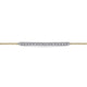 White Sapphire Bar Bracelet