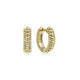 Yellow Gold Bujukan Beaded Hoop Earrings