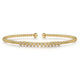 Yellow Gold Bujukan Bead Diamond Bangle