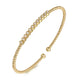 Yellow Gold Bujukan Bead Diamond Bangle