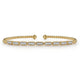 Yellow Gold Diamond Station Bujukan Bangle