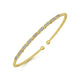 Yellow Gold Diamond Station Bujukan Bangle