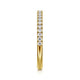 Yellow Gold Pave Diamond Wedding Band