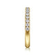 Yellow Gold Pave Diamond Wedding Band
