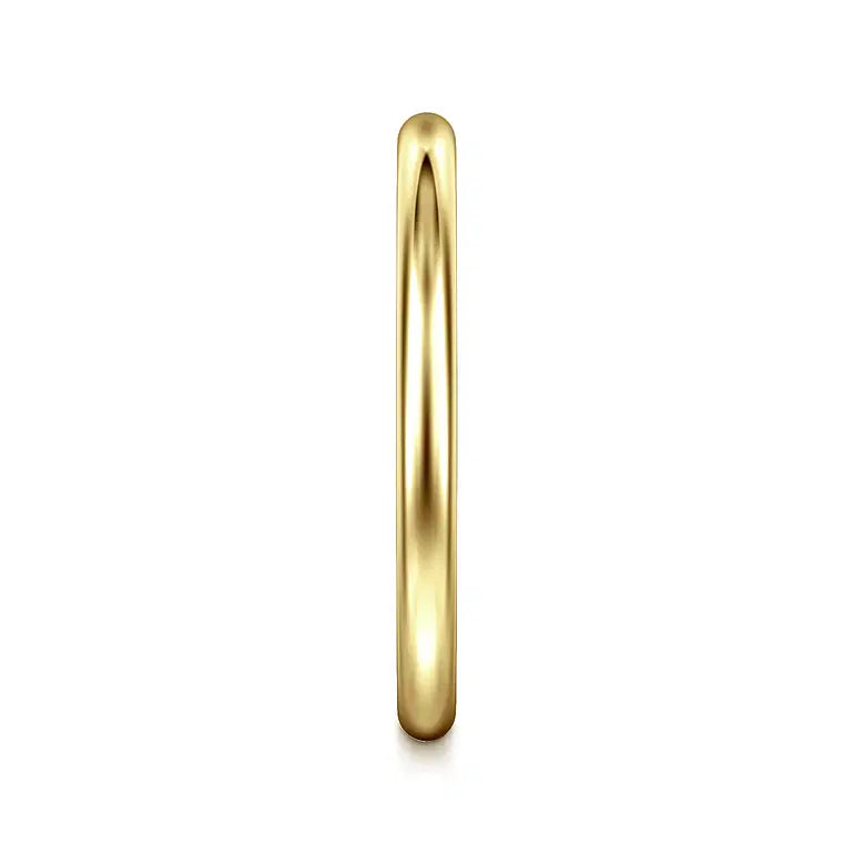 Polished Yellow Gold Wedding Band