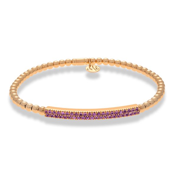 Pink Sapphire Tresore Stretch Bracelet