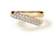 Yellow Gold Inside Out Diamond Flip Ring