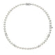 Akoya Cultured Pearl and Diamond Rondells Necklace