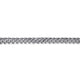 Sterling Silver Diamond Cut Link Chain Bracelet
