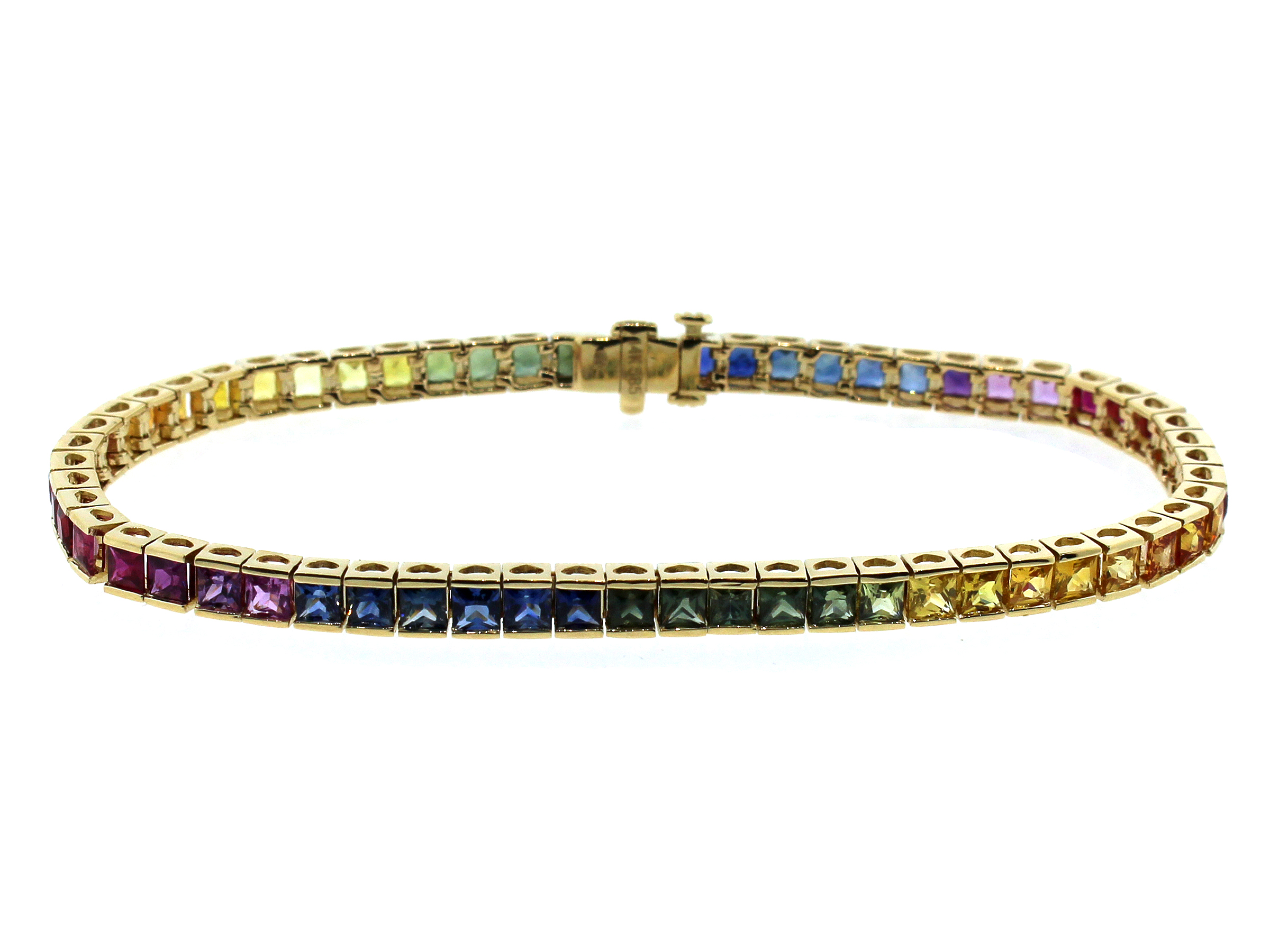 Rainbow Sapphire Bracelet