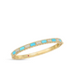 Mosaic Diamond & Turquoise Bangle