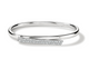 White Gold Inside Out Diamond Flip Bangle