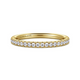 Yellow Gold Pave Diamond Wedding Band