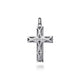 Sterling Silver Geometric Cross Pendant