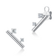 Barre Floating Diamond Climber Earrings