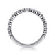 Devinne White Gold Single Prong Diamond Wedding Band