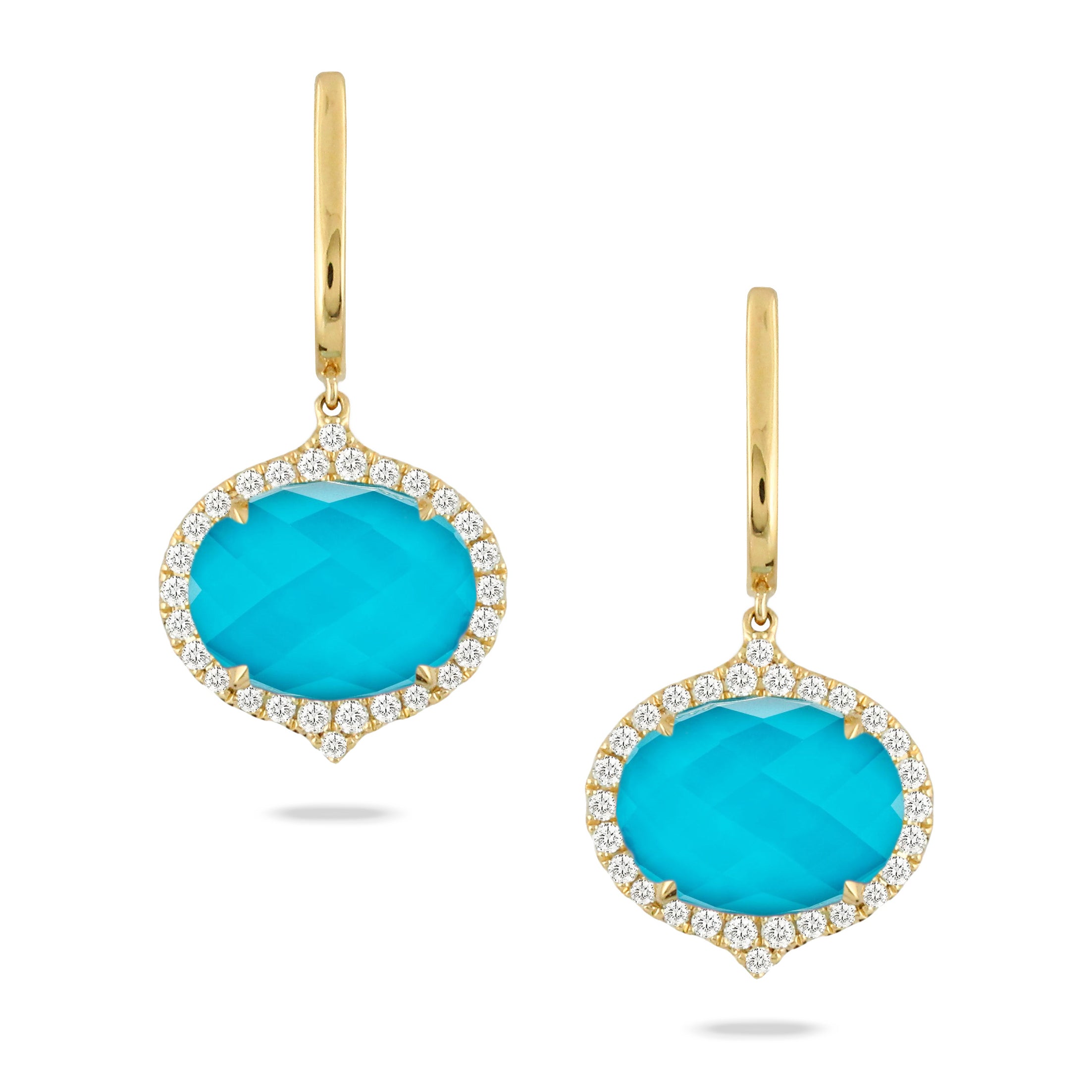 St. Barths Turquoise Drop Earrings