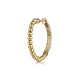 White Enamel Hoop Earrings