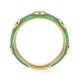 Green Enamel Ring