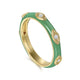 Green Enamel Ring