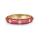 Pink Enamel Ring