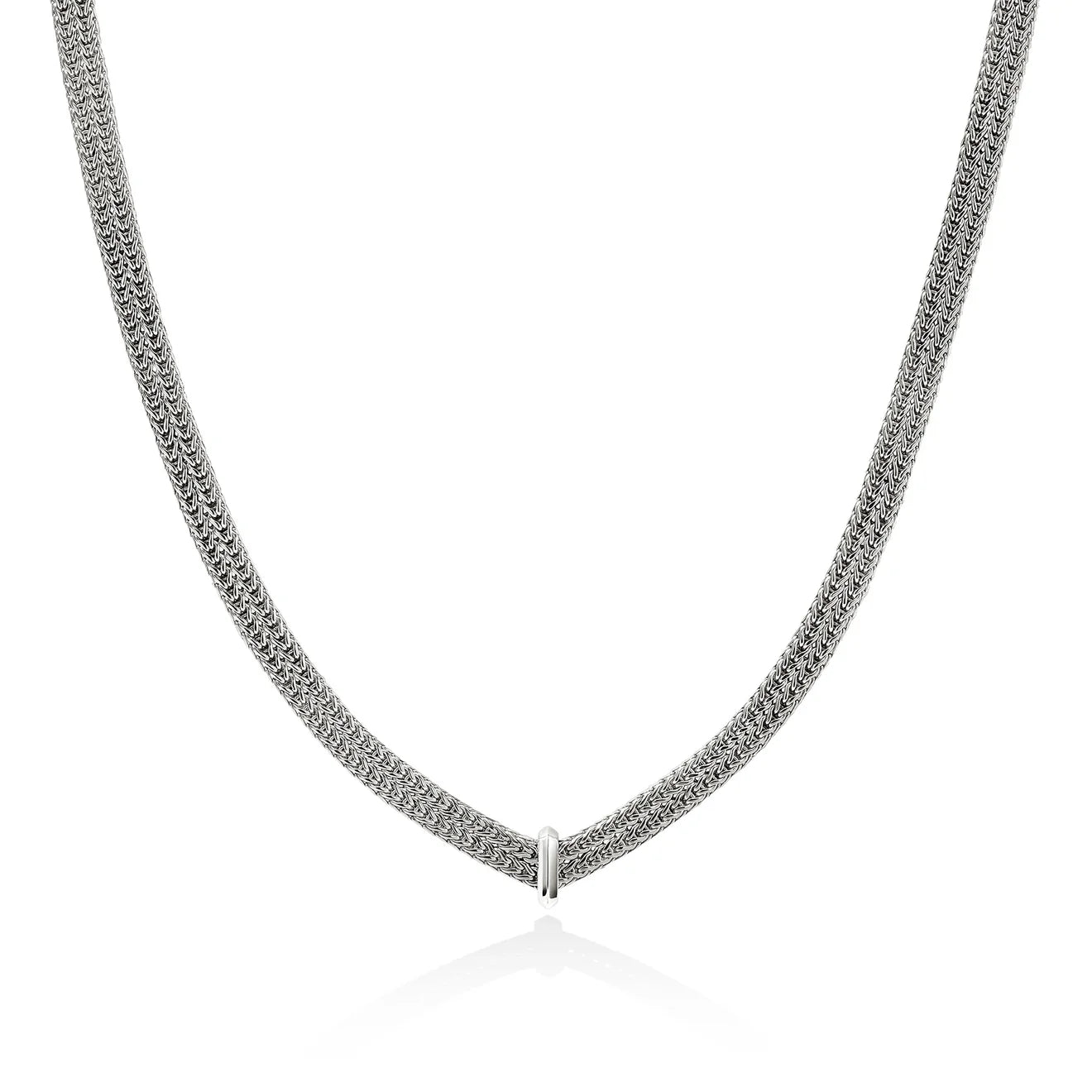 Sterling Silver 6MM Icon Link Necklace