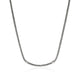 Sterling Silver Treated Black Sapphire Bar Necklace