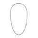 Sterling Silver 3.5MM Hook Station Necklace