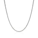 Sterling Silver 2.1MM Curb Link Chain Necklace