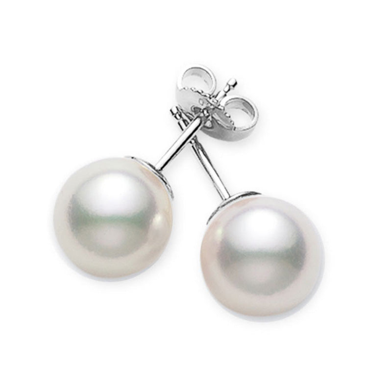Akoya Cultured A Pearl Stud Earrings