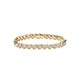 Yellow Gold LU Droplet Diamond Bracelet
