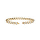 Yellow Gold LU Droplet Diamond Bracelet