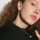 White Gold Inside Out Diamond Flip Earrings