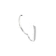 White Gold Inside Out Diamond Flip Bangle