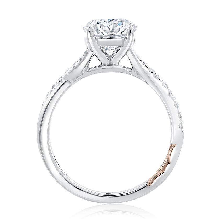 Split Shank Crossover Engagement Ring Setting