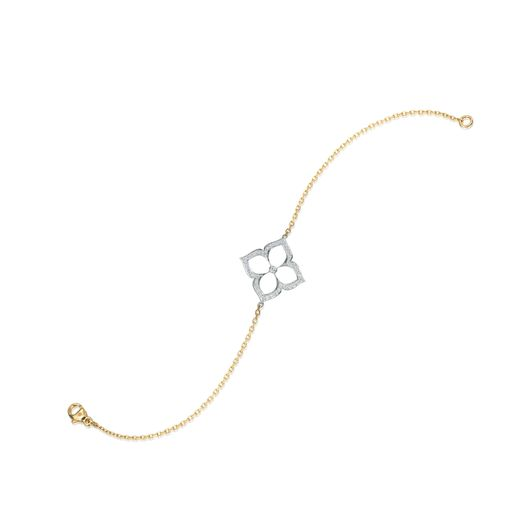Diamond Lotus Flower Bracelet